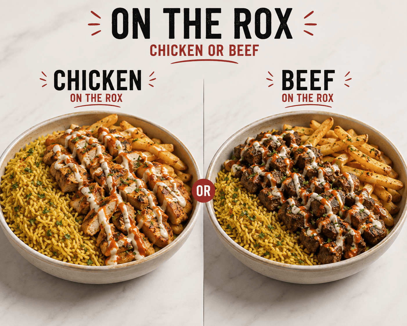 Chicken/Beef on the Rox