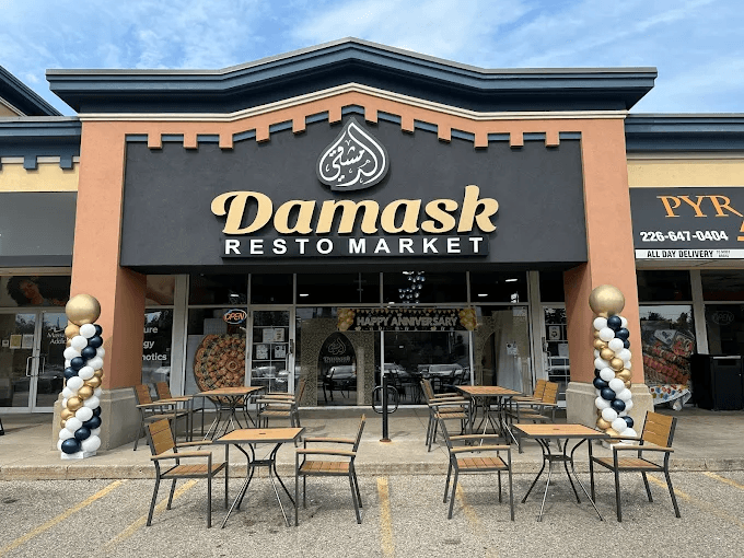 Damask Resto Market storefront in Kitchener, Ontario