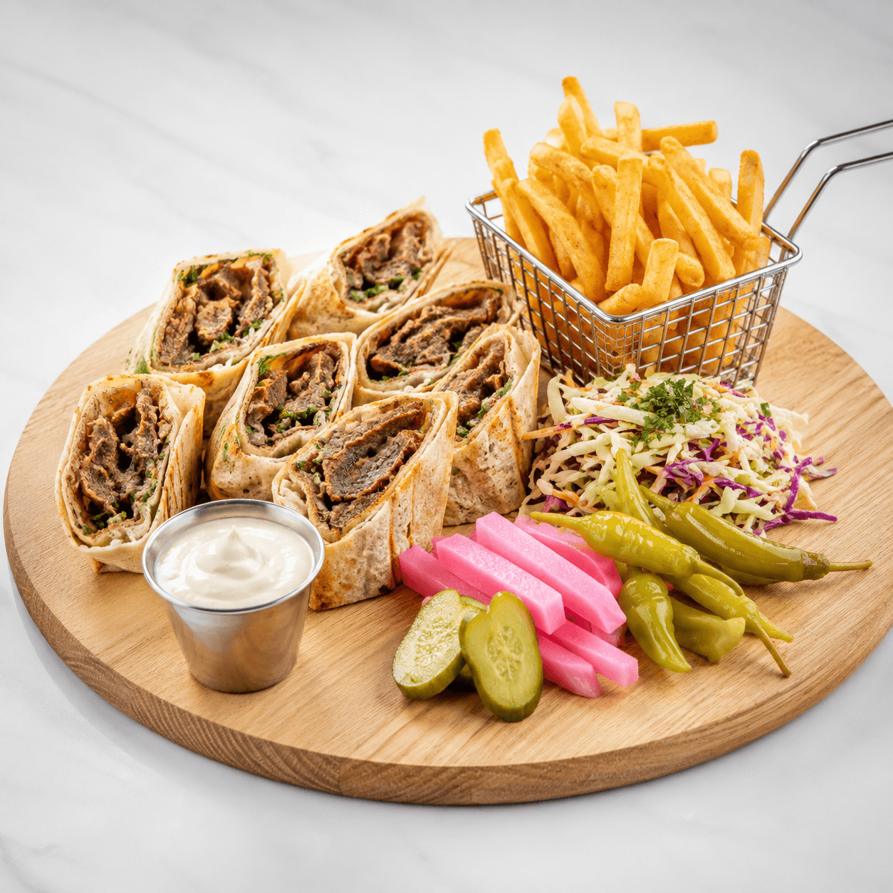 Beef Saj Plate