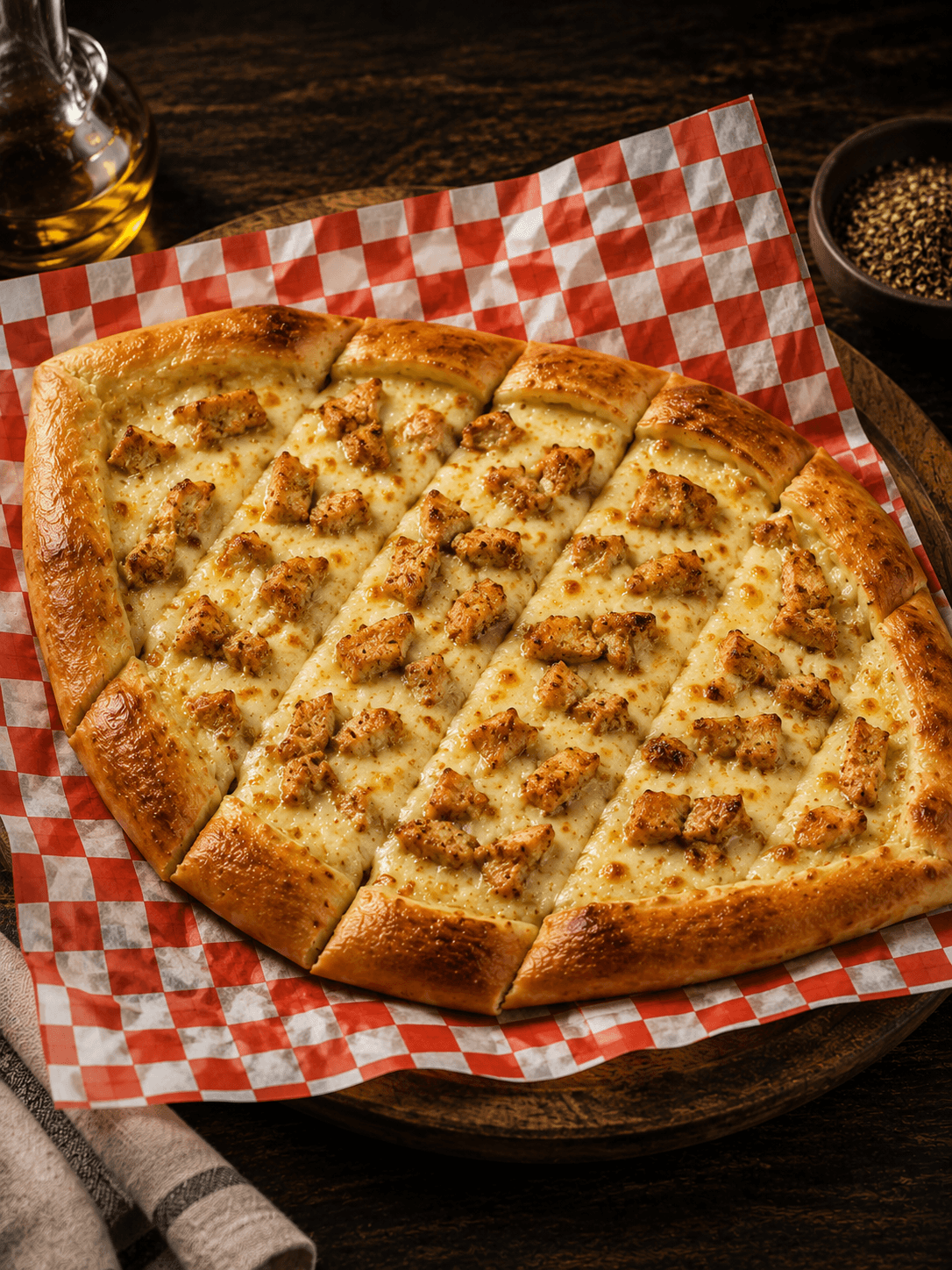 Manaeesh Cheese & Chicken