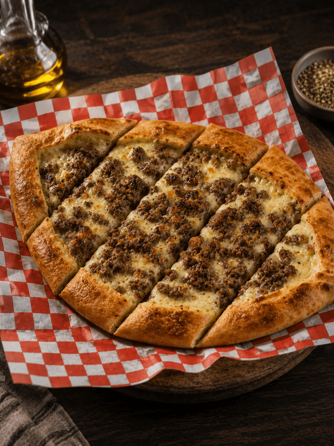 Manaeesh Cheese & Meat