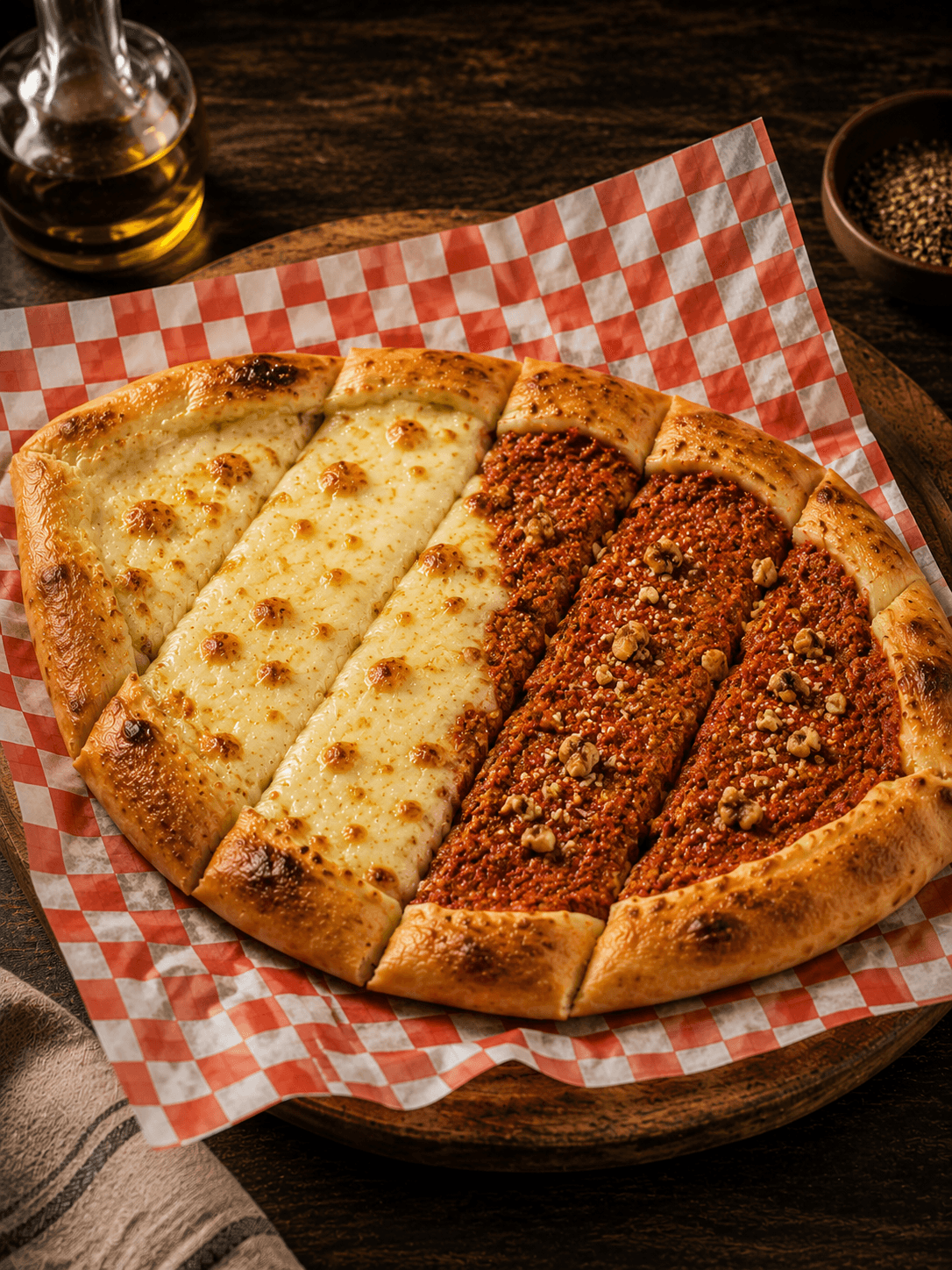 Manaeesh Cheese & Muhammara